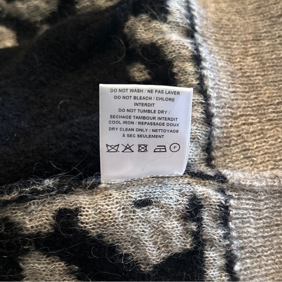 NWT IRO Beautiful Leopard Patterned Cardigan in Black and Gray Size M - Picture 7 of 7